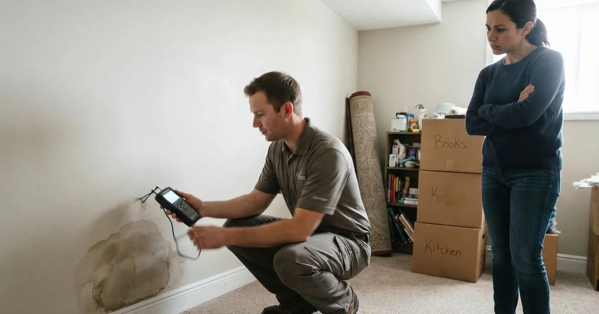 Staying safe around water damage and mold after a leak